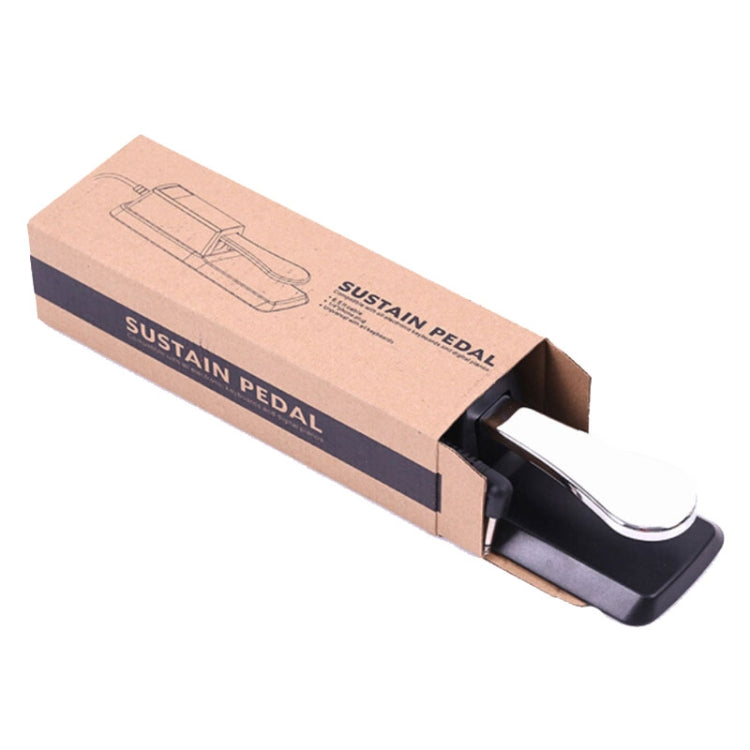 PL-02 6.35mm Connector Piano Sustain Pedal MIDI Synthesizer Pedal Musical Instrument Accessories, Cable Length: 1.6m