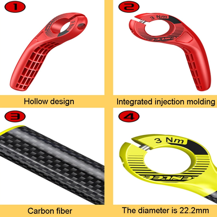 ENLEE E-45616 1pair Bicycle Handlebar Covers Cow Sheeps Horn Grips Joystick Sleeve Accessories