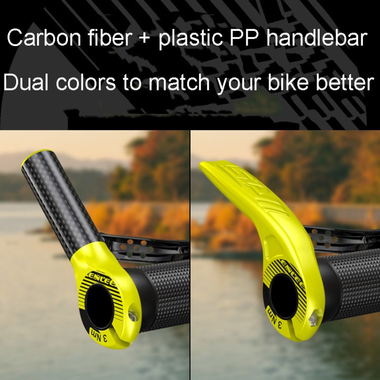 ENLEE E-45616 1pair Bicycle Handlebar Covers Cow Sheeps Horn Grips Joystick Sleeve Accessories