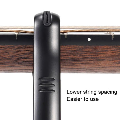 Galux GC501A Acoustic Guitar Pitch Clip Folk Ukulele Metal Clip With Storage Bag, Black, Silver, Fantasy Color, Dark Wood Pattern