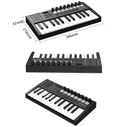 MD02 25 Key USB Keyboard And Drum Pad MIDI Controller Keyboard Piano, MD02