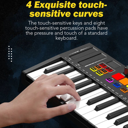 MD02 25 Key USB Keyboard And Drum Pad MIDI Controller Keyboard Piano, MD02