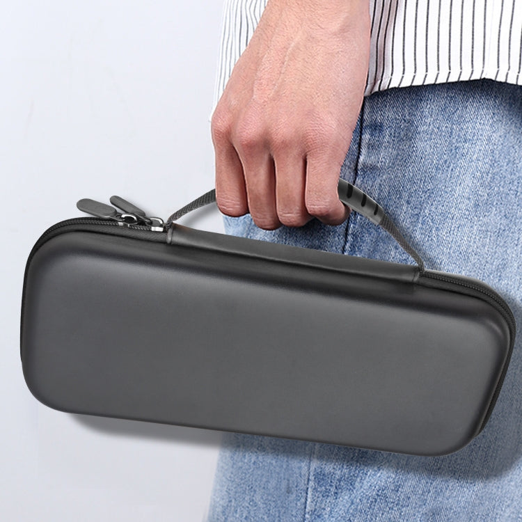 For PIayStation Portal Game Console EVA Leather Grain Handbag Clutch Protective Bag, Leather Grain
