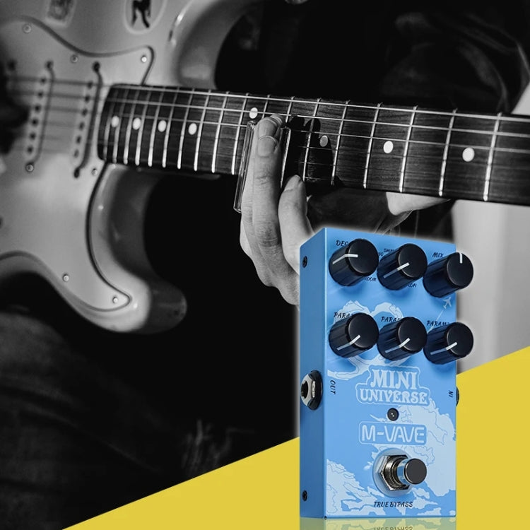 M-VAVE Guitar Monoblock Effects Digital Modeling Reverb Effects, MINI-UNIVERSE