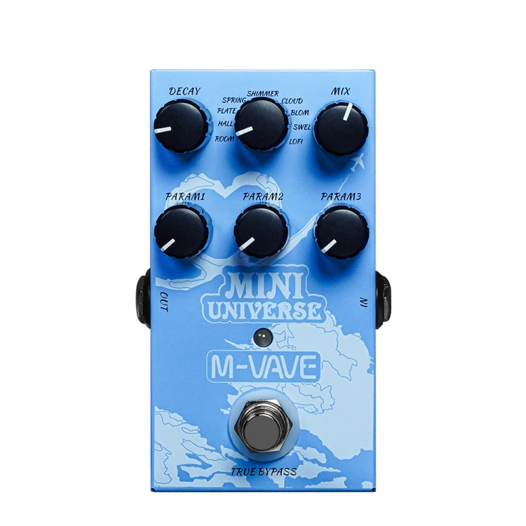 M-VAVE Guitar Monoblock Effects Digital Modeling Reverb Effects, MINI-UNIVERSE