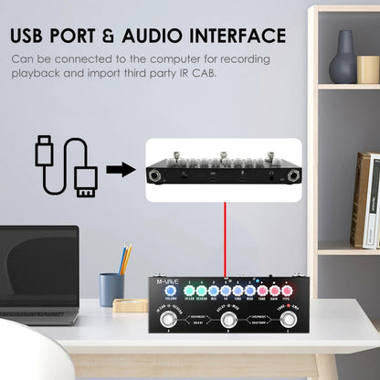 M-VAVE Cube Baby Guitar Effect Device Guitar Accessories, Cube Baby