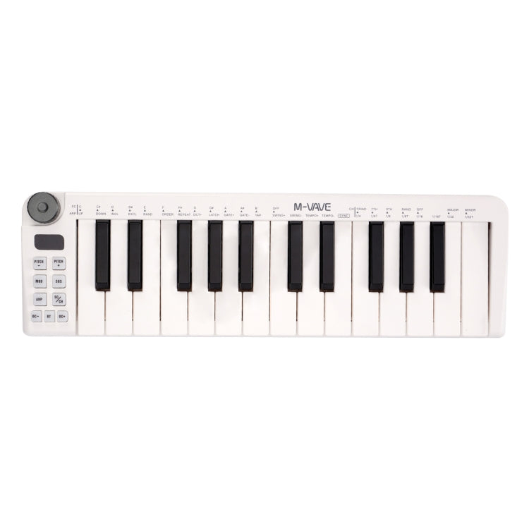 M-VAVE SKM-25MINI Digital Electronic Piano 25 Key Musical Instrument MIDI Keyboard Controller, SKM-25MINI
