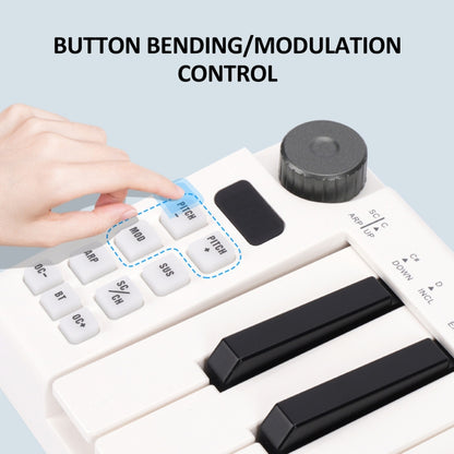 M-VAVE SKM-25MINI Digital Electronic Piano 25 Key Musical Instrument MIDI Keyboard Controller, SKM-25MINI