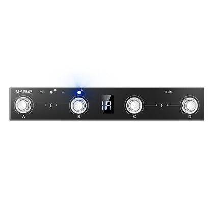 M-VAVE MIDI Bluetooth Controller MIDI Pedal Page Turner Multifunctional Musical Instrument Accessories, Chocolate MIDI