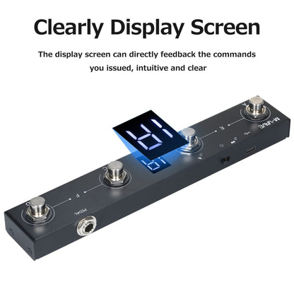 M-VAVE MIDI Bluetooth Controller MIDI Pedal Page Turner Multifunctional Musical Instrument Accessories, Chocolate MIDI