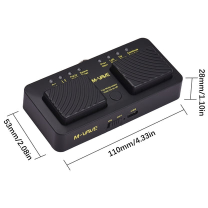 M-VAVE CUBE TURNER PRO Electric Guitar Effect Loop Bluetooth Spectrometer Controller, CUBE TURNER PRO