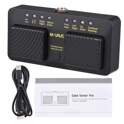 M-VAVE CUBE TURNER PRO Electric Guitar Effect Loop Bluetooth Spectrometer Controller, CUBE TURNER PRO