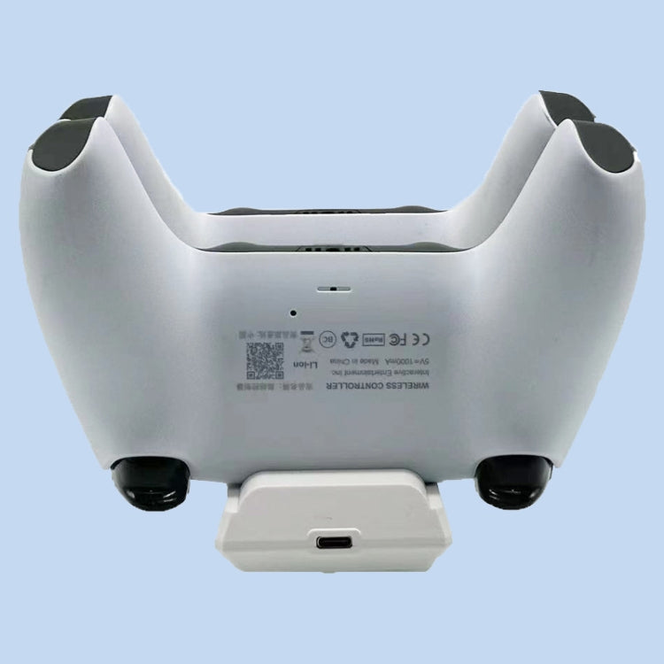 For PS5 Controller Dock Charger Gamepad Dual Port Quick Charger, For PS5 (White), For PS5 (Black)