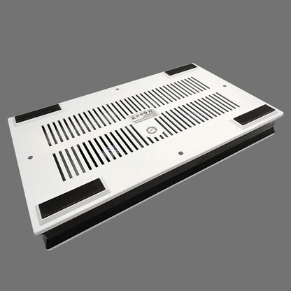 For PS5 Digital / Optical Drive Console Cooling Fan Controller Charging Base With Light Dock Stand, White, Black