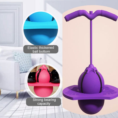 Jumping Ball Increase Children Balance Sense Training Sports Equipment, Blue, Pink, Purple, Blue without Handrails, Pink without Handrails, Purple without Handrails