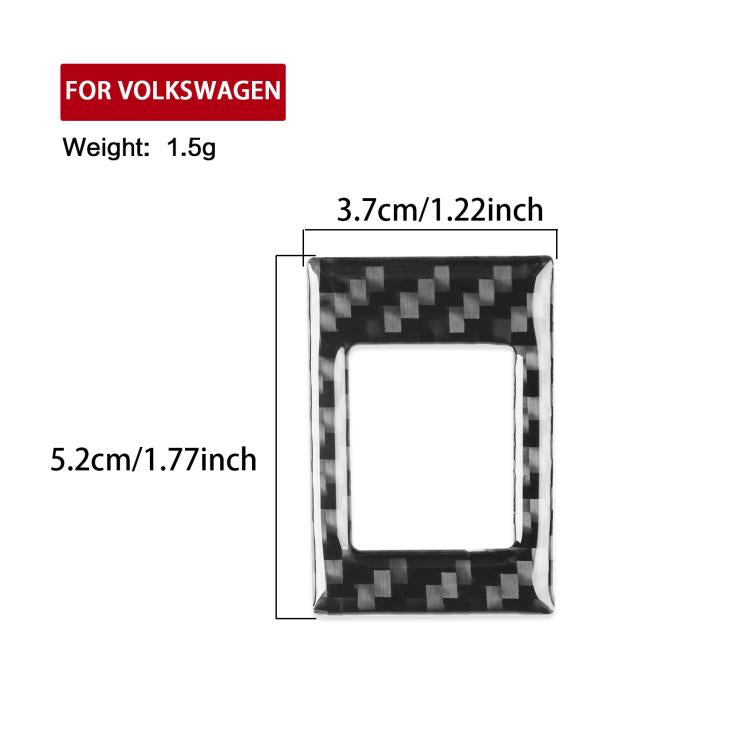 For Volkswagen Sagitar 2019-2023 Left-hand Warning Light Button Decorative Sticker