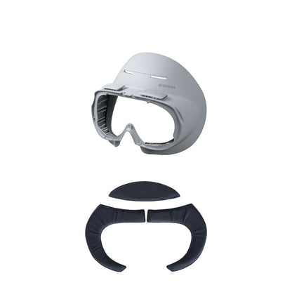 For PICO 4 Hibloks VR Glasses Face Cushion Widened Breathable Protector Pad, 1pc PU Cotton, 2pcs PU Cotton, 1pc Ice Silk, 2pcs Ice Silk