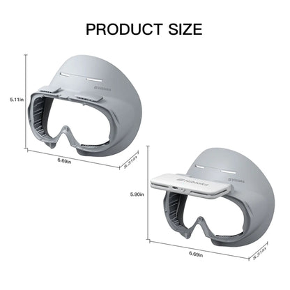 For PICO 4 Hibloks VR Glasses Face Cushion Widened Breathable Protector Pad, 1pc PU Cotton, 2pcs PU Cotton, 1pc Ice Silk, 2pcs Ice Silk