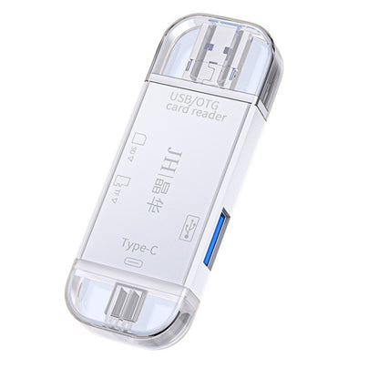 JINGHUA USB2.0 Multi-Function Card Reader SD/TF Dual Card Slot Cell Phone Computer Card Reader