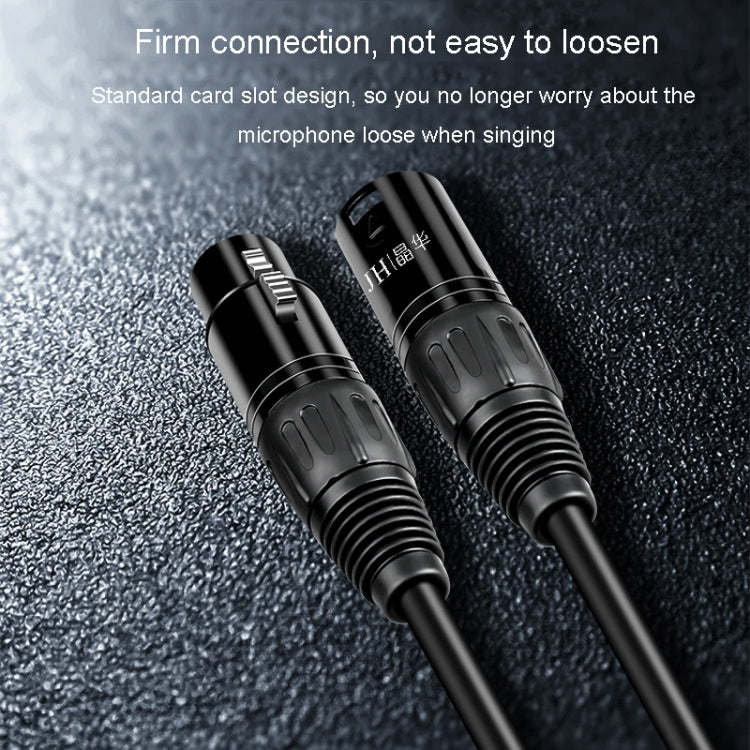 JINGHUA Microphone Cable XLR Male To Female Balanced Cable Mixing Console Amplifier Audio Cable, 1.5M, 3M, 10M