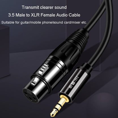 JINGHUA 3.5mm Male To XLR Female Microphone Cable Computer Mixer Audio Cable, 1.5m, 3m, 5m, 10m
