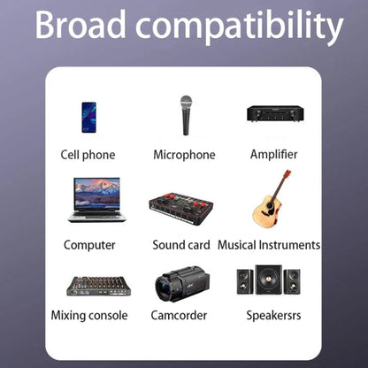 JINGHUA 3.5mm Male To XLR Female Microphone Cable Computer Mixer Audio Cable, 1.5m, 3m, 5m, 10m
