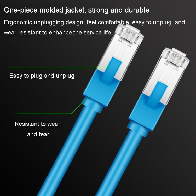 JINGHUA Category 6 Gigabit Double Shielded Router Computer Project All Copper Network Cable, 1M, 2M, 3M, 5M, 10M