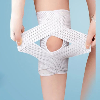 4th Generation Breathable Knee Guard Adjustable Thin Sports Running Cycling Mountaineering Meniscus Knee Joint Patella Strap, M, L, XL, XXL