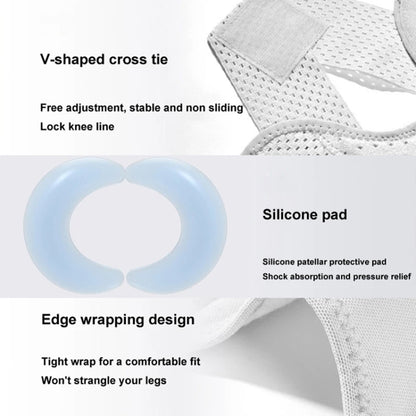 Sixth Generation Breathable Sports Knee Pad Adjustable Outdoor Running Hiking Patella Strap, M, L, XL, XXL