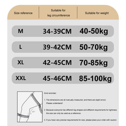 Sixth Generation Breathable Sports Knee Pad Adjustable Outdoor Running Hiking Patella Strap, M, L, XL, XXL