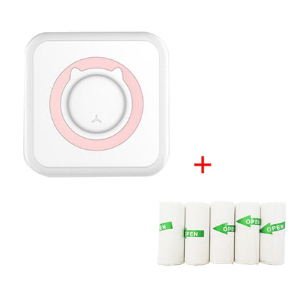 C15 Mini Student Bluetooth Inkless Photo Label Thermal Printer, Green+5 Paper, Pink+5 Paper, Green+5 Stickers, Pink+5 Stickers, Green+10 Paper, Pink+10 Paper, Green+5 Stickers+5 Paper, Pink+5 Stickers+5 Paper, Green+5 Stickers+5 Paper+3 Color Paper