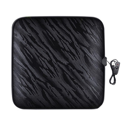 5V Car USB Interface Electric Heating Seat Cushion, Coffee, Gray, Black, Classic Black