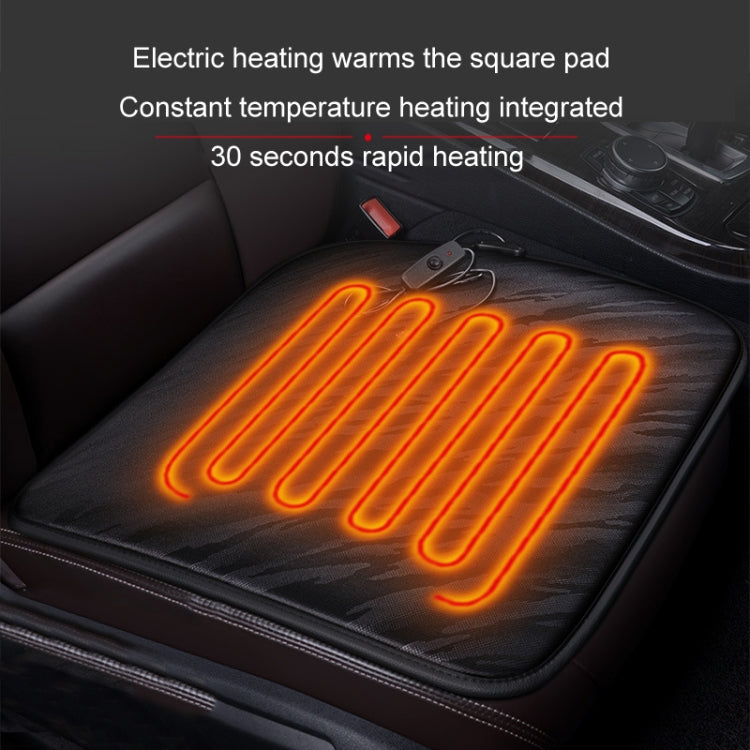 5V Car USB Interface Electric Heating Seat Cushion, Coffee, Gray, Black, Classic Black
