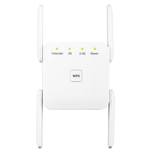 1200Mbps 2.4G / 5G WiFi Extender Booster Repeater Supports Ethernet Port, White EU Plug, White US Plug, White UK Plug, Black EU Plug, Black US Plug, Black UK Plug