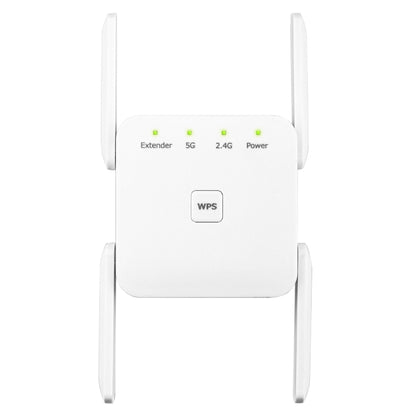 1200Mbps 2.4G / 5G WiFi Extender Booster Repeater Supports Ethernet Port, White EU Plug, White US Plug, White UK Plug, Black EU Plug, Black US Plug, Black UK Plug