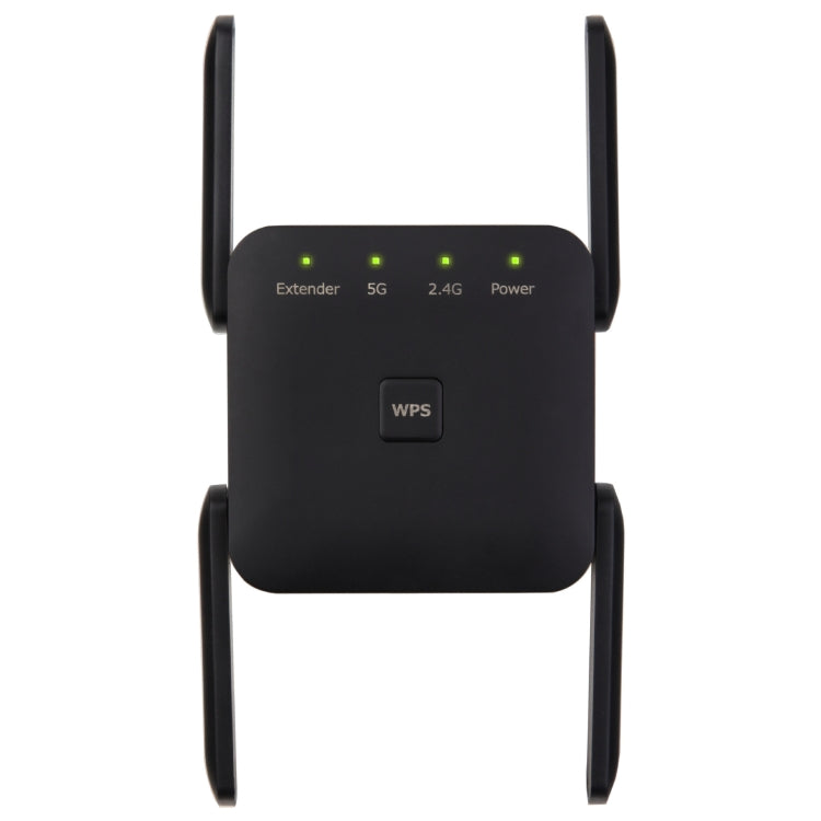 1200Mbps 2.4G / 5G WiFi Extender Booster Repeater Supports Ethernet Port, White EU Plug, White US Plug, White UK Plug, Black EU Plug, Black US Plug, Black UK Plug
