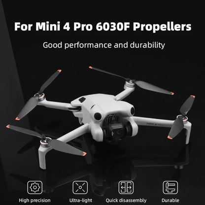 Drone Propeller Blades 6030F Props Replacement Parts, For DJI Mini 4 Pro 2pairs, For DJI Mini 4 Pro 4pairs