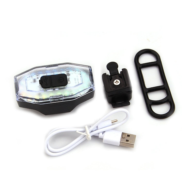 Rechargeable 60 Lumen Colorful Light Bicycle Bike Tail Light Helmet Warning Light, BF-915, BF-911, BF-913