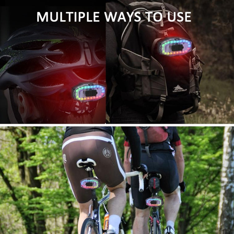 Rechargeable 60 Lumen Colorful Light Bicycle Bike Tail Light Helmet Warning Light, BF-915, BF-911, BF-913