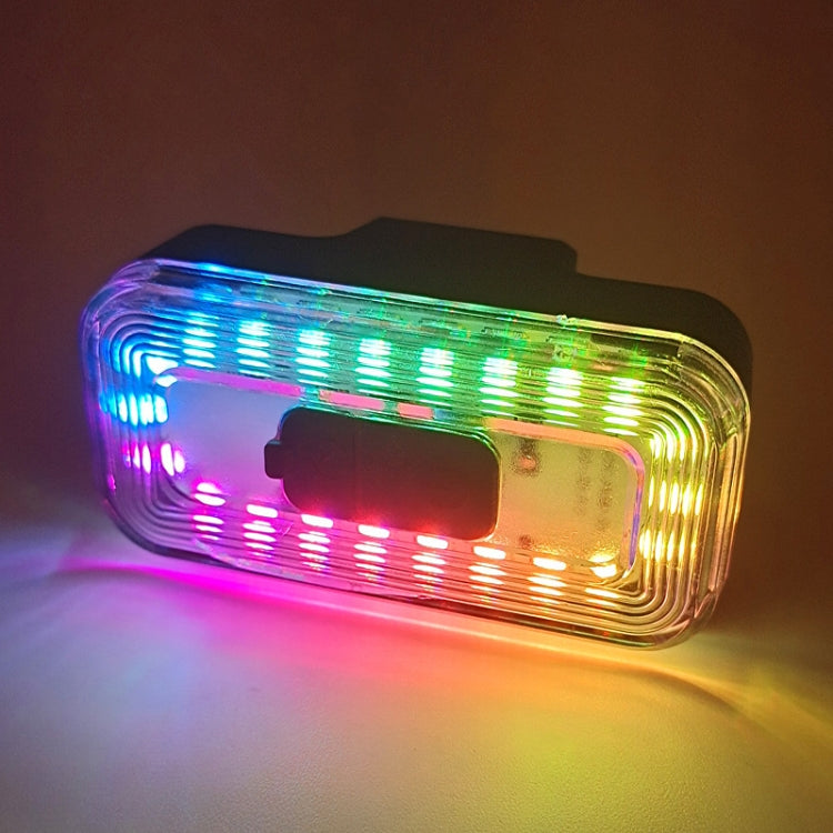 Rechargeable 60 Lumen Colorful Light Bicycle Bike Tail Light Helmet Warning Light, BF-915, BF-911, BF-913