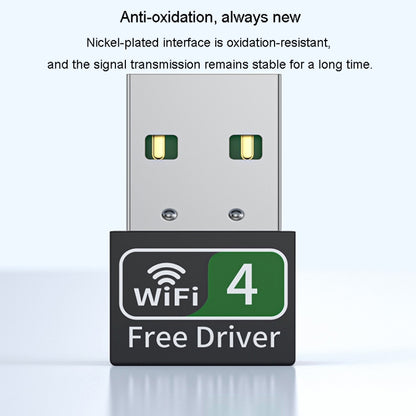 Dual-Band Wireless Network Card Computer External 2.4G/5G USB WiFi Receiver Transmitter, 150M, 600M