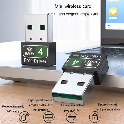 Dual-Band Wireless Network Card Computer External 2.4G/5G USB WiFi Receiver Transmitter, 150M, 600M