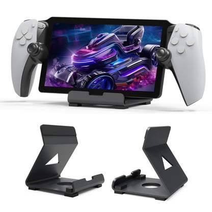 JYS Game Console Desktop Stand For PS Portal / Steam Deck / ROG Ally / Switch / Mobile Phones, Black, White