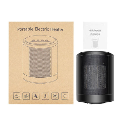 Cylindrical Ceramic Heating Warmer Quick Heat Mini Electric Heater EU Plug
