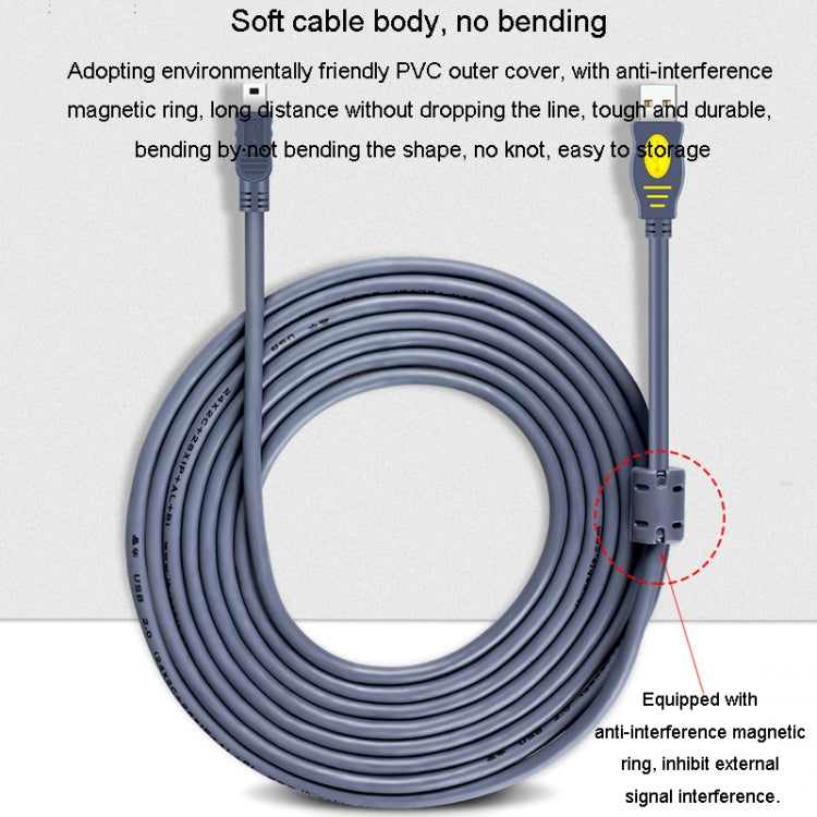 JINGHUA USB2.0 To T-Port Connection Cable MINI5Pin Data Hard Disk Cable, 1.2m, 1.5m, 3m