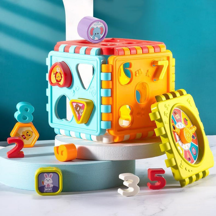 Children Educational Hexahedral Cube Digital Building Blocks Baby Early Education Toyse