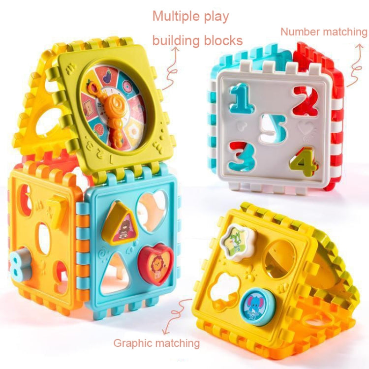 Children Educational Hexahedral Cube Digital Building Blocks Baby Early Education Toyse