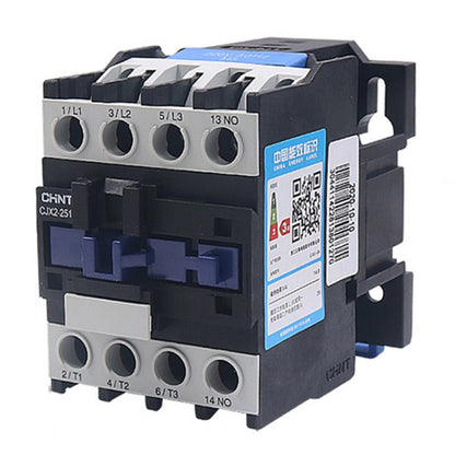220V Silver Alloy Contacts Multi-Purpose Single-Phase AC Contactor, CHNT CJX2-0910 9A, CHNT CJX2-0901 9A, CHNT CJX2-1210 12A, CHNT CJX2-1201 12A, CHNT CJX2-1810 18A, CHNT CJX2-1801 18A, CHNT CJX2-2510 25A, CHNT CJX2-2501 25A, CHNT CJX2-3210 32A        ...