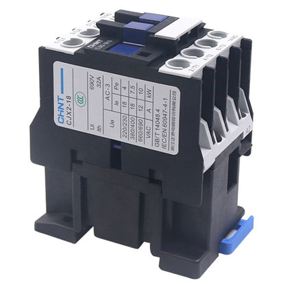 220V Silver Alloy Contacts Multi-Purpose Single-Phase AC Contactor, CHNT CJX2-0910 9A, CHNT CJX2-0901 9A, CHNT CJX2-1210 12A, CHNT CJX2-1201 12A, CHNT CJX2-1810 18A, CHNT CJX2-1801 18A, CHNT CJX2-2510 25A, CHNT CJX2-2501 25A, CHNT CJX2-3210 32A        ...
