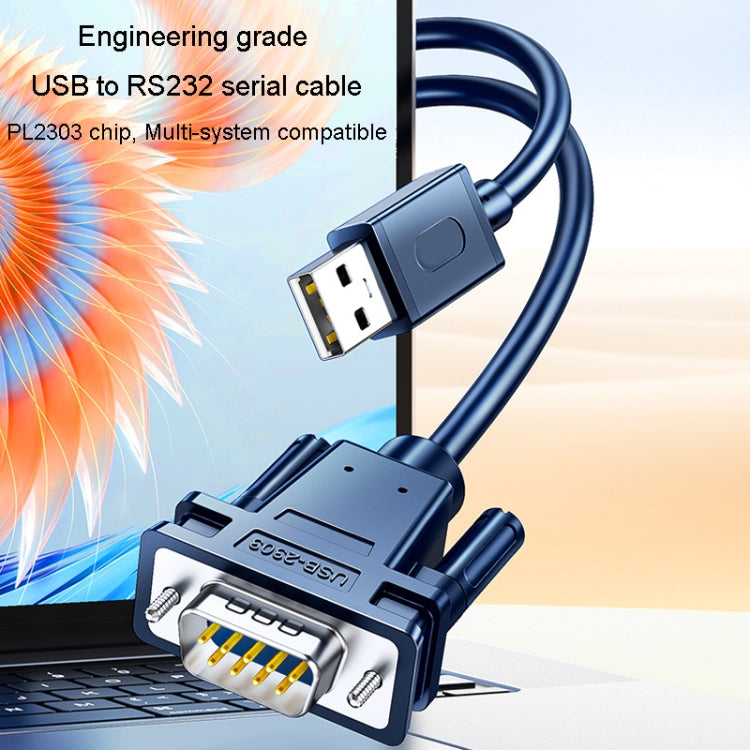 JINGHUA USB To RS232 Serial Cable DB9 Pin COM Port Computer Converter, 1.2m, 2m, 3m